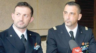 Massimiliano Latorre e Salvatore Girone