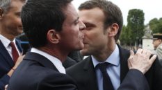 Manuel Valls e Emmanuel Macron