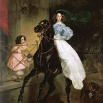 side-saddle girl