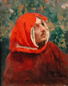 Dante Alighieri, ritratto di Il'ja Efimovic Repin