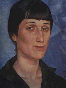 Anna Achmatova, ritratto di Kuzma Petrov-Vodkin,1922