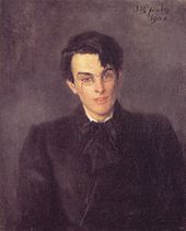 William Butler Yeats in un ritratto del padre John Butler Yeats