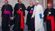 Papa Francesco all’ultimo giorno del Sinodo